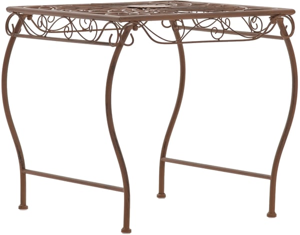 Zarina Landhusstil Metal Sidebord, Antik Brun - Fuldt Samlet