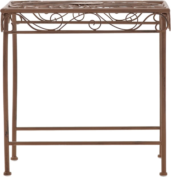 Zarina Landhusstil Metal Sidebord, Antik Brun - Fuldt Samlet