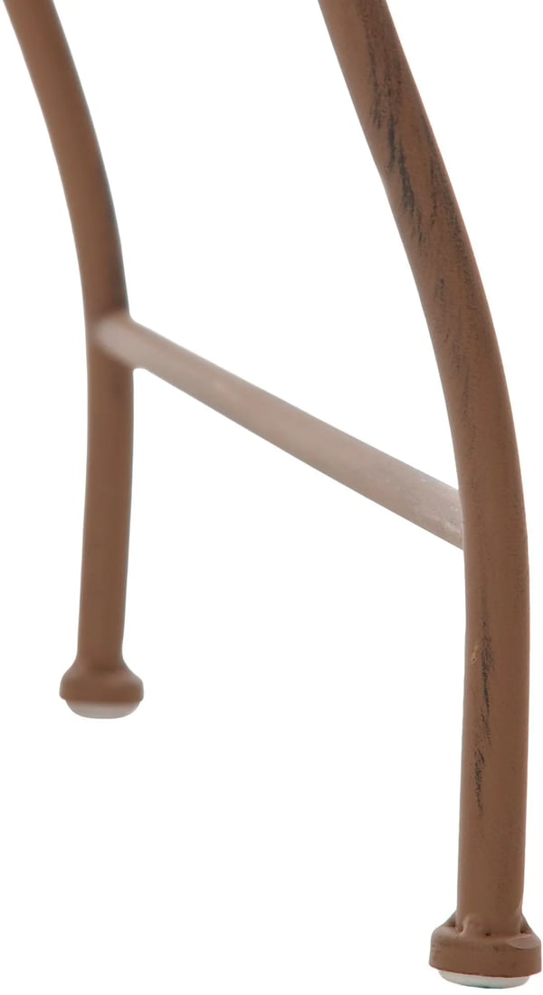 Zarina Landhusstil Metal Sidebord, Antik Brun - Fuldt Samlet