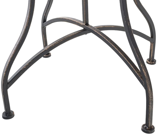 Asina Havebord i Bronze Metal - 72 cm Højde, Art Nouveau Stil, Udendørs Sidebord