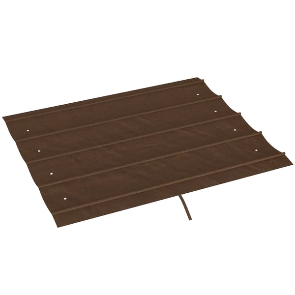 Outsunny Udskifteligt Tag til Pergola 2,85x2 m, Kaffe, Polyester - Vandafvisende, UV30+