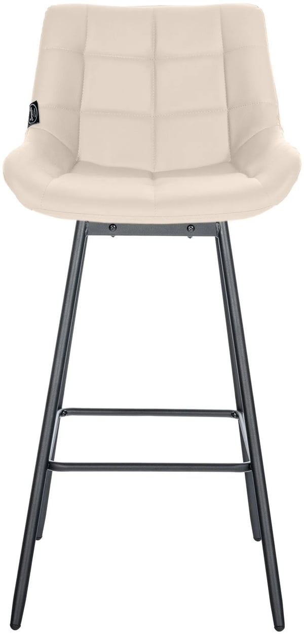 Kääntyvä Baarijakkara Weston, Metallirunko, Kermaväri