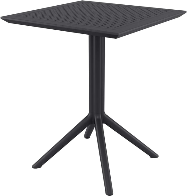 Taitettava pöytä Sky kulmikas musta 60x60cm, muovi (PL3122151) Taitettava pöytä Sky kulmikas musta 60x60cm, muovi (PL3122151)