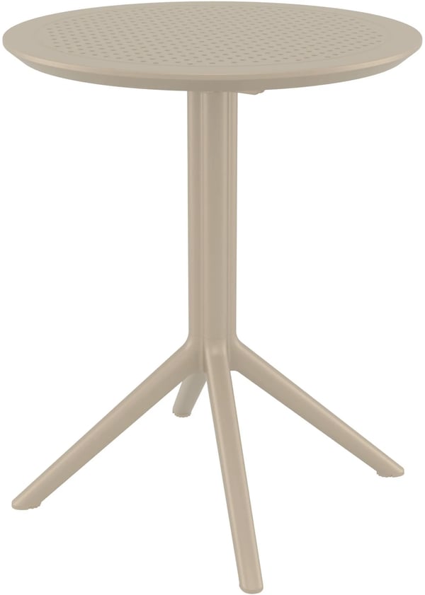 Taitettava Pöytä Sky Taupe Muovi 60x60x74cm IP44 Taitettava Pöytä Sky Taupe Muovi 60x60x74cm IP44