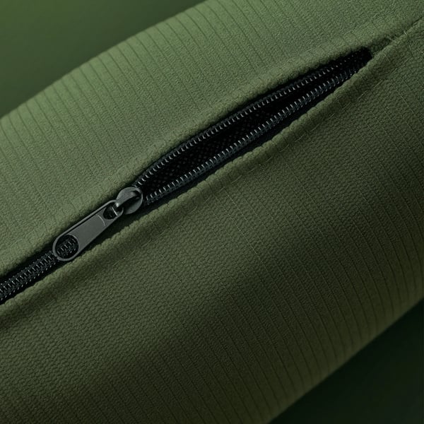Lænestol i Grøn Polyester med Lændepude - Komfortabel og Stilfuld Accentstol til Stuen