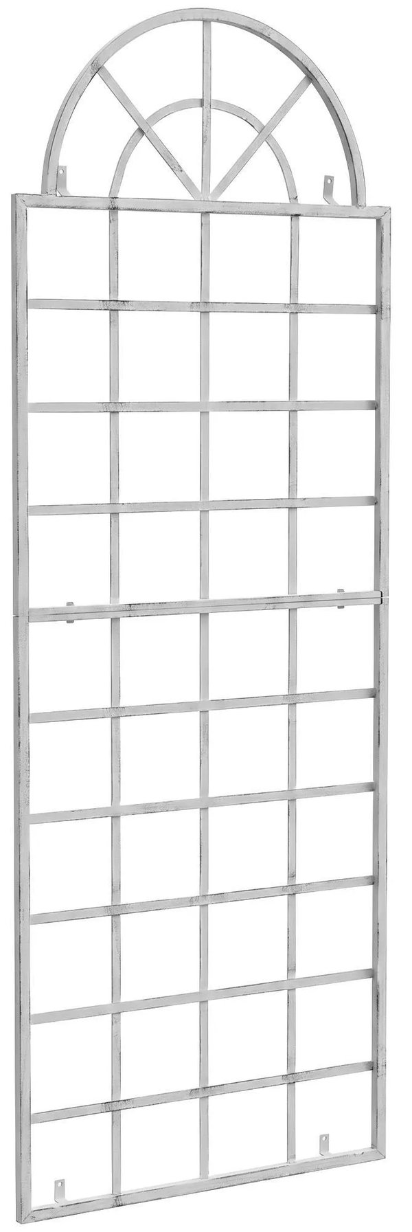 Viva espalier i metal til klatreplanter - Antikhvid, 70 x 180 cm