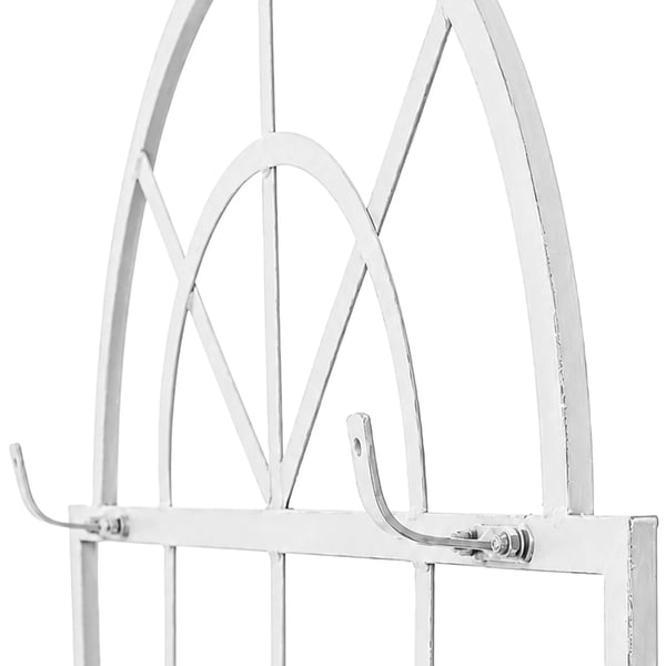 Viva espalier i metal til klatreplanter - Antikhvid, 70 x 180 cm
