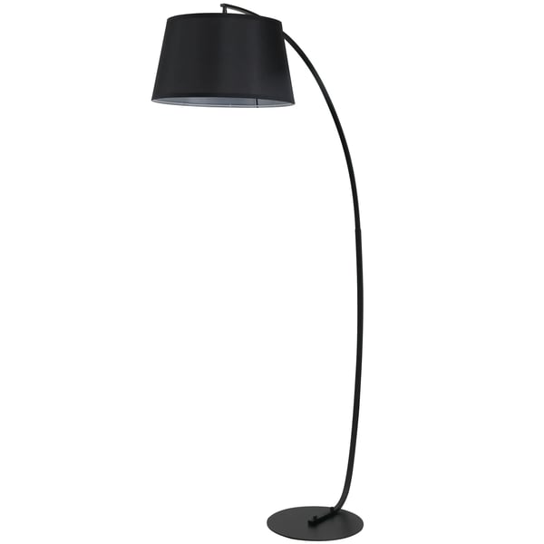 Buclampe Gulvlampe Arc - Moderne Buclampe i metal - Gulvlampe Metal Hør Sort