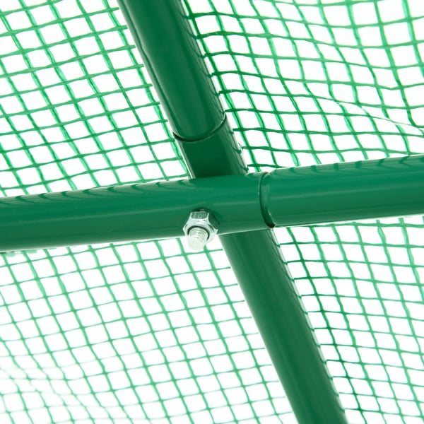 Foliväxthus Tomatväxthus Växthus Folitunnel Kallbänk med fönster Grön 245 x 200 x 198 cm