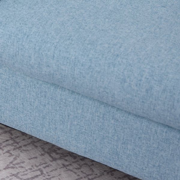 Brnesofa i bl og tr, bld, 49x45x44,5cm