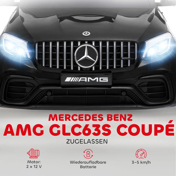 Barnbil Mercedes-Benz AMG Elbil 12V Svart med Fjrrkontroll