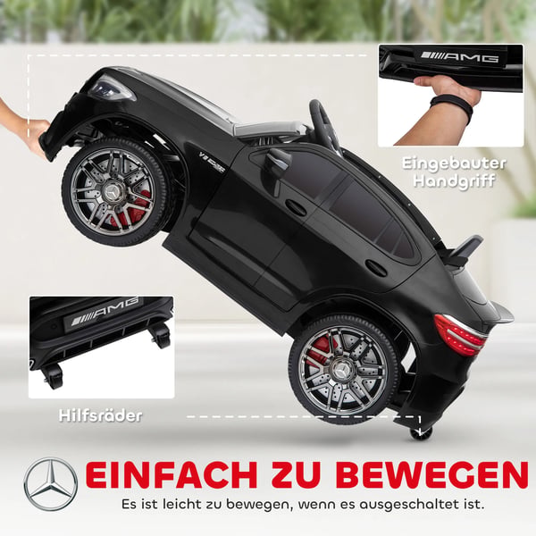 Barnbil Mercedes-Benz AMG Elbil 12V Svart med Fjrrkontroll