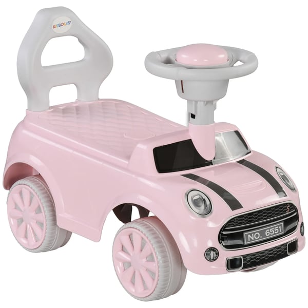 Legetøjsbil - Pink, Børnekøretøj med Anti-Tilt, Løbecykel for Børn, Plast