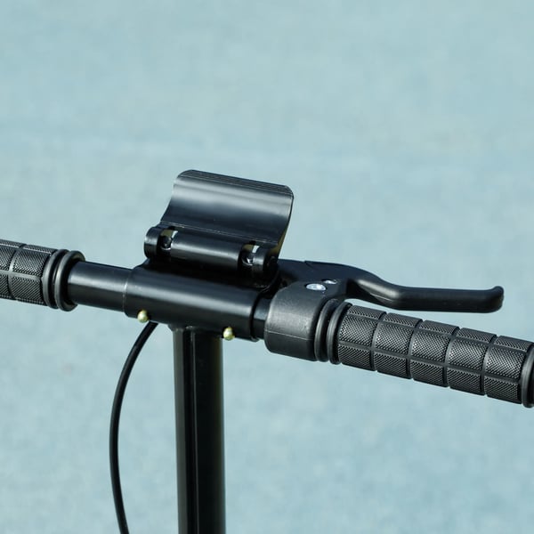 lasten potkulauta säädettävä, kokoontaitettava, iskunvaimennus, 6-12v, musta