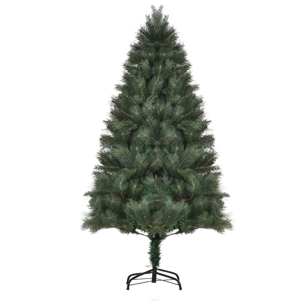 Tekojoulukuusi 180cm, 375 oksaa, metallijalusta, vihreä muovi
