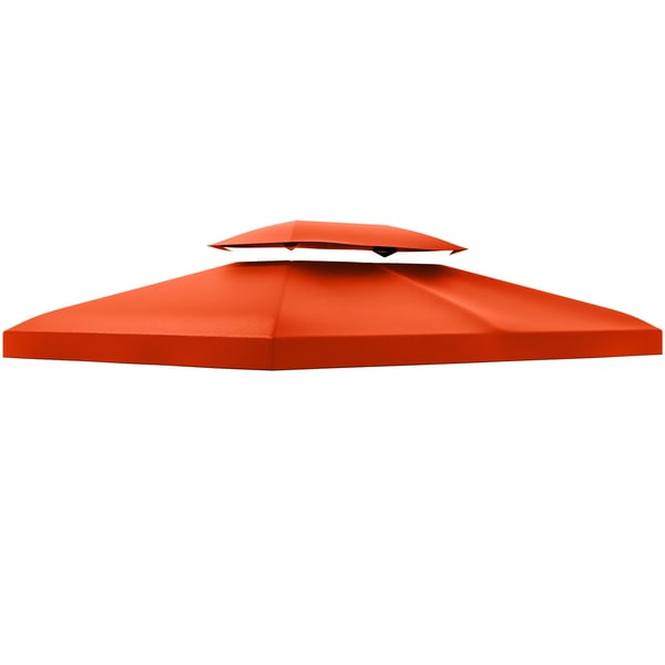 Ersättningstak Paviljong 3x4m Roströd Polyester 180g/m²