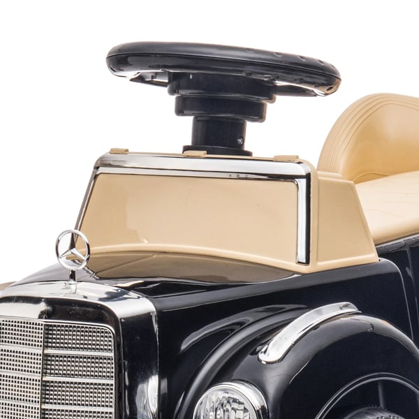 Rutschebil til Børn - Mercedes-Benz 300S - Sort - Med Opbevaring og Anti-Tip Funktion (18-48 måneder)