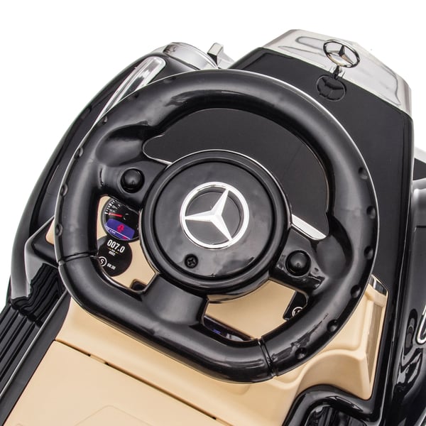 Rutschebil til Børn - Mercedes-Benz 300S - Sort - Med Opbevaring og Anti-Tip Funktion (18-48 måneder)