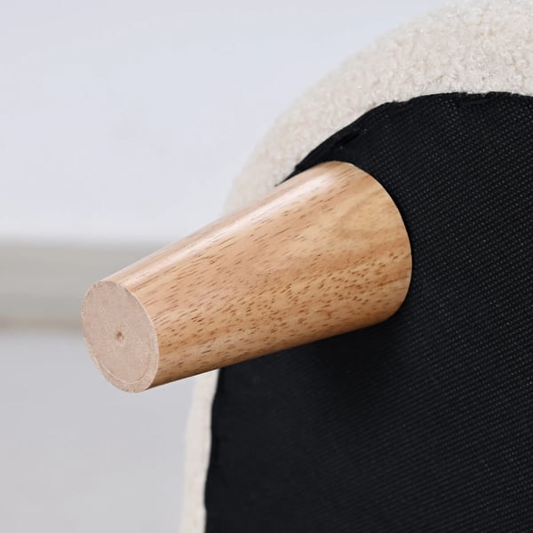 BFrnestol, Beige - Plysset SBstol med BjFrneFrer og FleecbetrFk