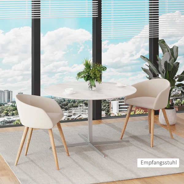 2-pack matstolar, beige, metallram, naturträben, linneliknande tyg, ergonomisk design