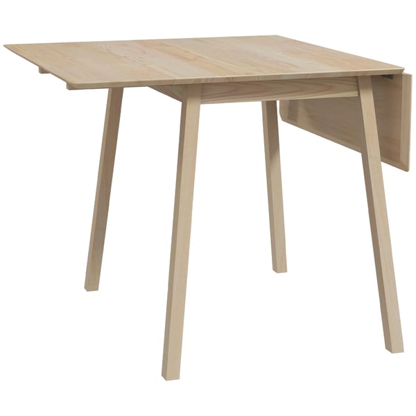 Kokoontaitettava ruokapöytä, keittiön pöytä 2-4 hengelle, kokoontaitettava pöytä, ruokapöytä puusta, pieniin tiloihin, 110 x 86 x 75 cm, luonto