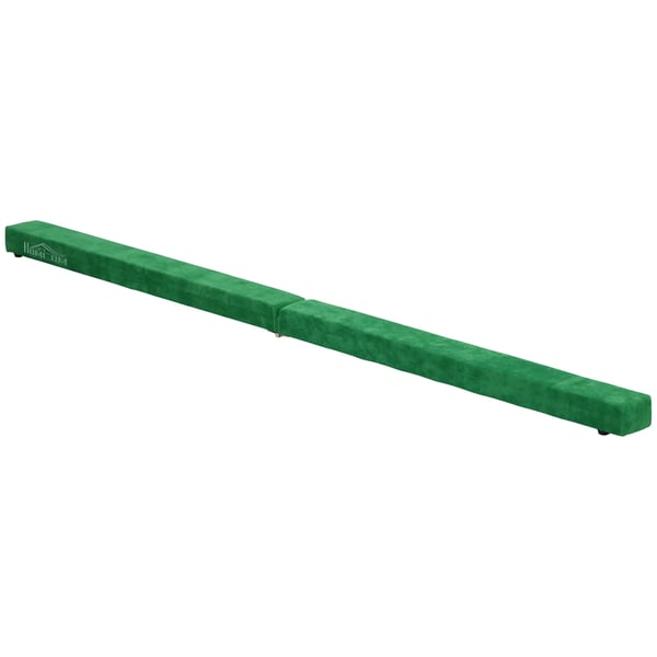 210 cm tasapainopalkki, taitettava, vihreä polyesteri, sisä-/ulkokäyttöön, 120 kg