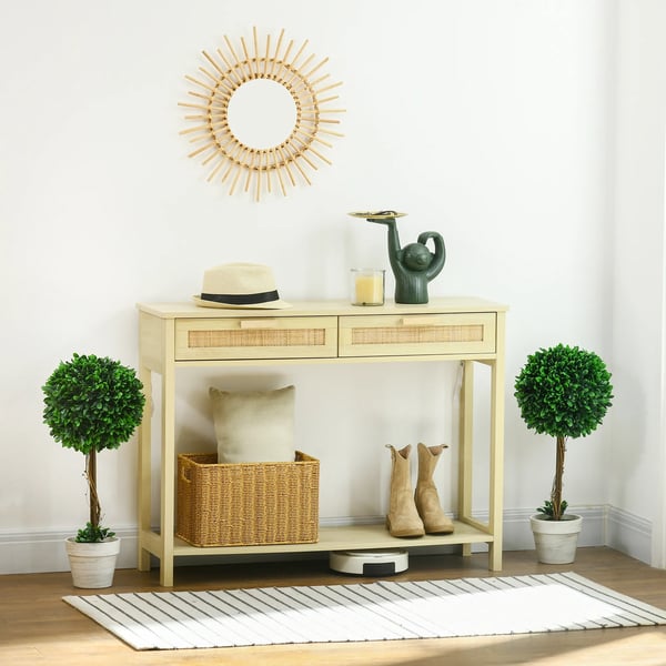 kunstige buksbommer 2 stk., UV-bestandige kunstige planter, 60 cm, grøn