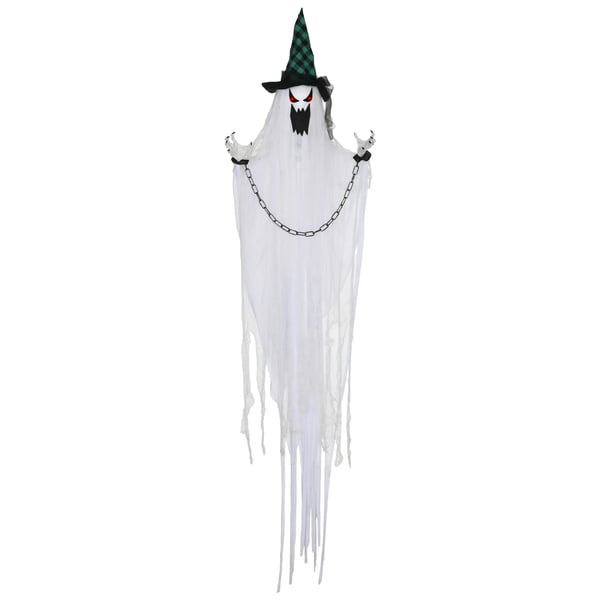 Spöklika Halloween-dekoration, skräckinjagande ylande och rörelse, batteridriven