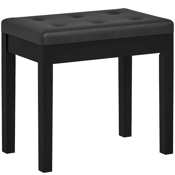 Pianopenkki Säilytystilalla, Tekonahka, Musta