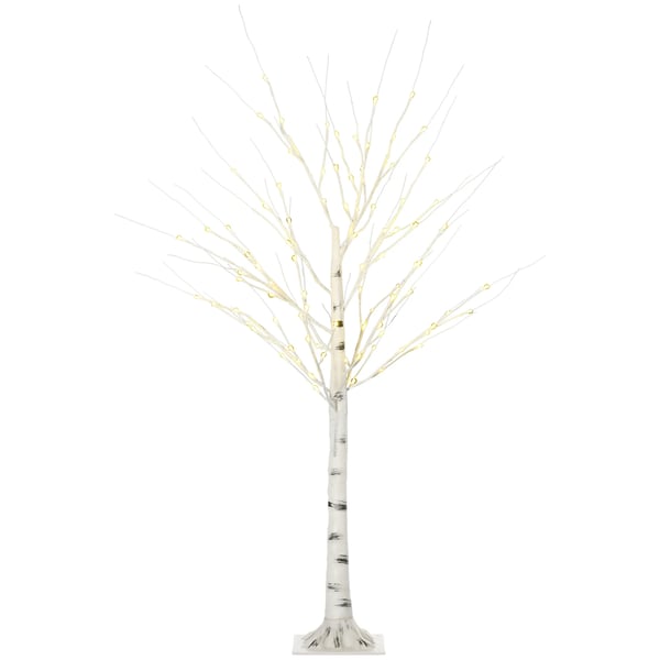 150 cm tekokuusi, koivupuu LED, joulukuusi koivu, joulukoriste keinotekoinen koivu juhliin, syntymäpäiville, häihin jne