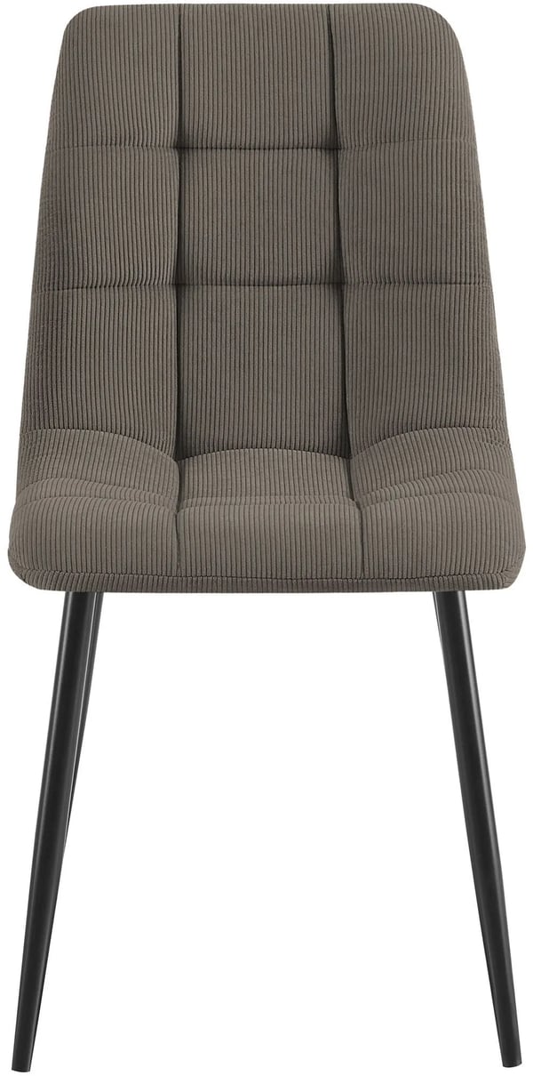 Tilde Cord spisebordsstol, taupe, metalramme