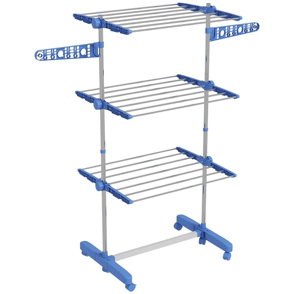 TErrestativ TErn Ruller 3 niveauer Foldbar StEEl BlEå