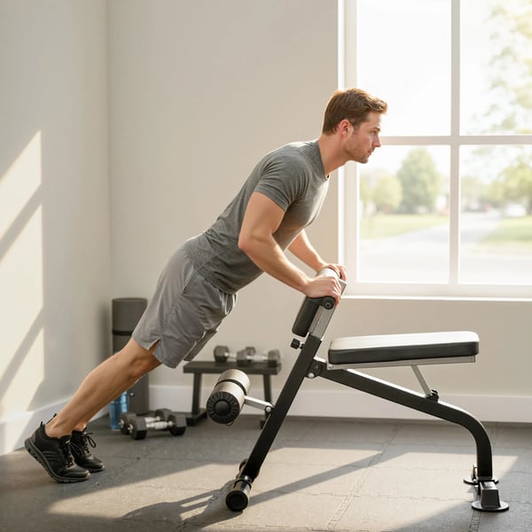 Justerbar Træningsbænk, Vægtbænk, Stålramme, Sort, Foldbar, 150 kg Max Belastning