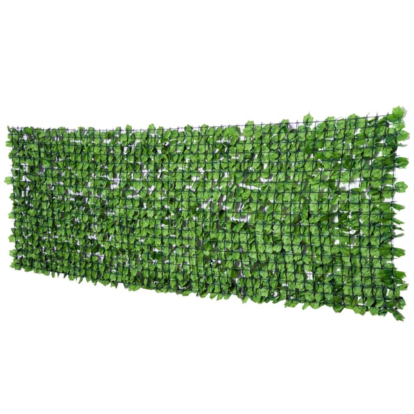 Konstgjord Hck Insynsskydd Balkongvgg Ljusgrn 300x100cm PE
