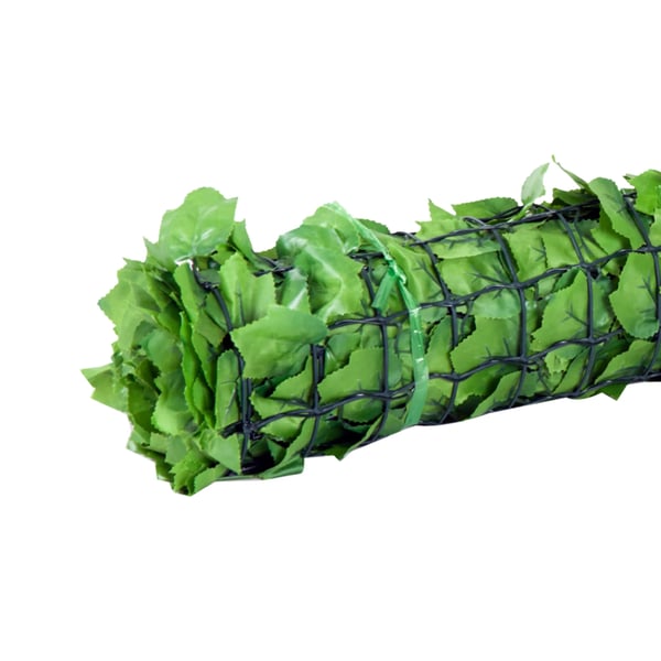 Konstgjord Hck Insynsskydd Balkongvgg Ljusgrn 300x100cm PE