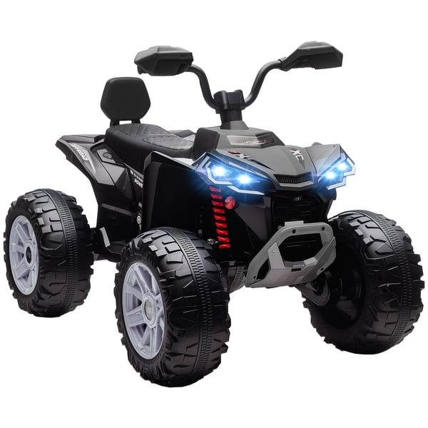 Børne-el-quad, 24V elektrisk køretøj med 4 hjul, forlygter, USB-tilslutning, MP3-funktion, 6,5 km/t, 3-8 år