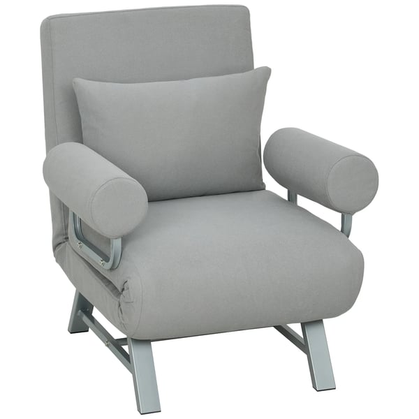 Vuodetuoli, verhoiltu nojatuoli, muunnettavissa vierasvuoteeksi, ergonominen, vaaleanharmaa
