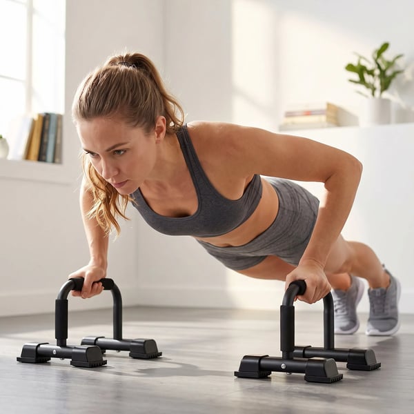 Push-up bars 2-pak skridsikre stålhåndtag til armhævelser