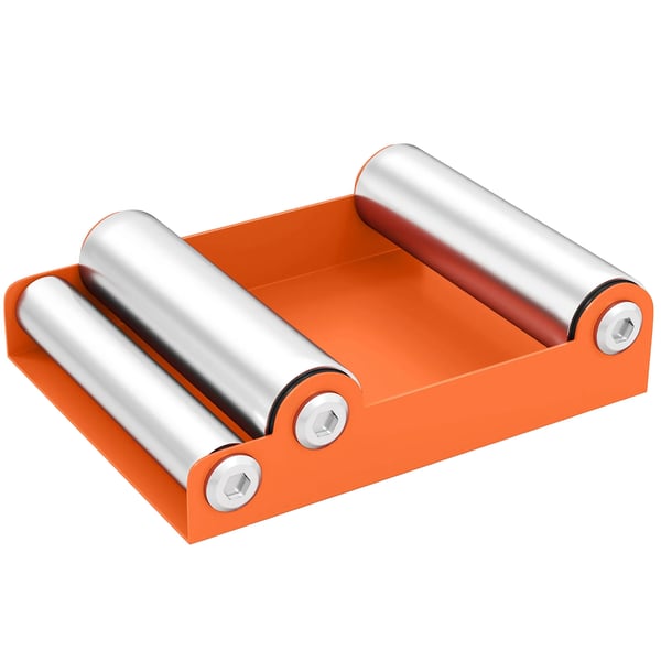 Motorcykel Rengøringsstander - Hjul Drejehjælp til Dækrensning & Kædesmøring - Aluminiumsruller - Orange