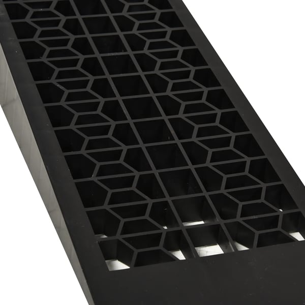 2 kpl reunaramppi, ajoluiskat, auton renkaiden suoj Ramppi, musta, PP, 70x20x8cm