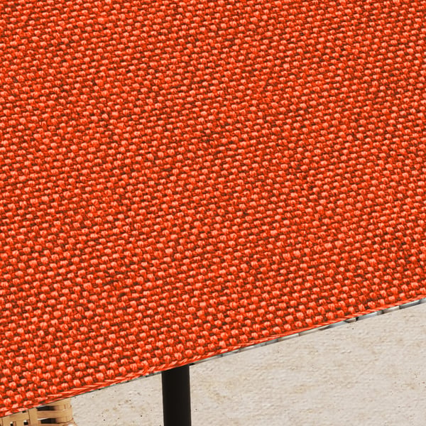 korvaava katto huvimajalle, oranssi polyesteri, UV-suoja, 2,98 x 2,95 m