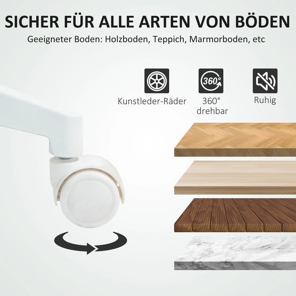 Kontorsstol Ergonomisk Justerbar Svängbar Meshrygg Grå Polyester