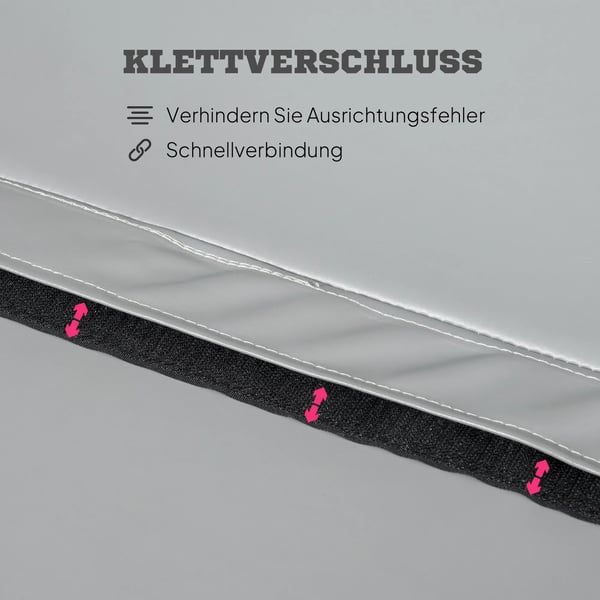 Rund Pole Dance Matta, 5 cm Tjock, Ljusgrå Plastmatta för Pole Dance, Gymnastik, Yoga