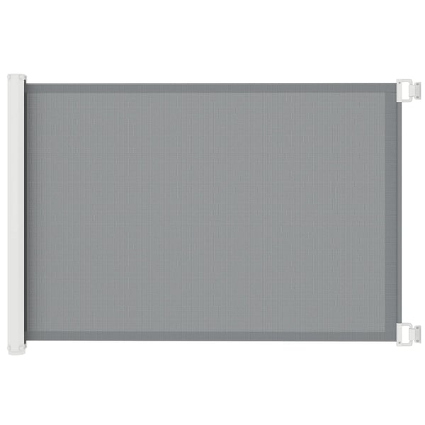 Lemmikkieläin- ja Lasten Turvaportti, Ulosvedettävä Verkkoovi, Harmaa Metallirunkoinen, 115x82.5cm