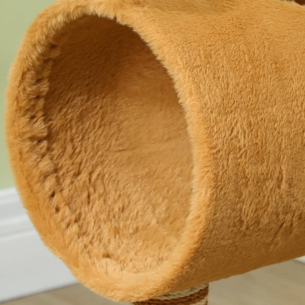 Kradsetre 98 cm Hjorte-kradsetre med hule, legbold og jutestammer - Brun