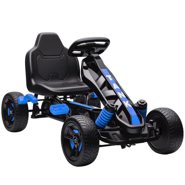 Gokart pedalkrv, bl, plast och metall, fr barn 3-6 r