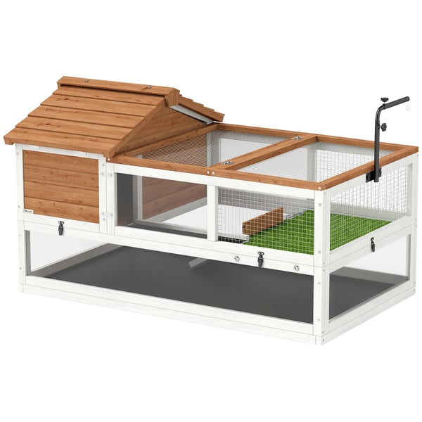 Sköldpaddshus, 2-vånings terrarium, lamphållare, smådjursbur, orange