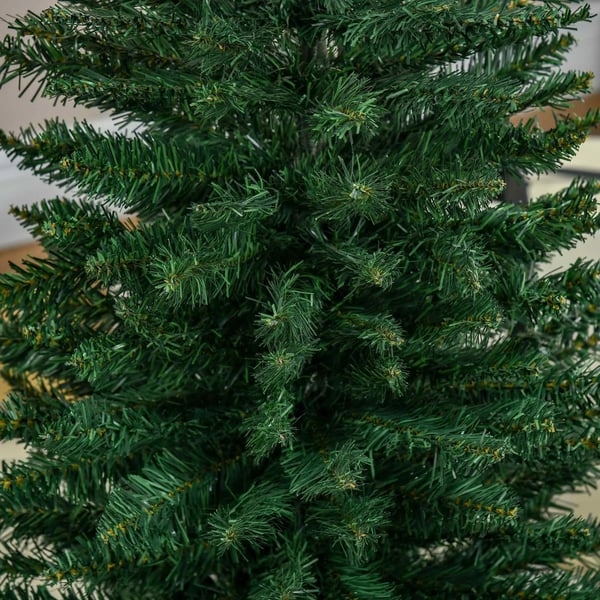 Juletræ 1,5 m Kunstgran med fod 294 grene, aftageligt PVC Grøn Ø46 x 150 cm
