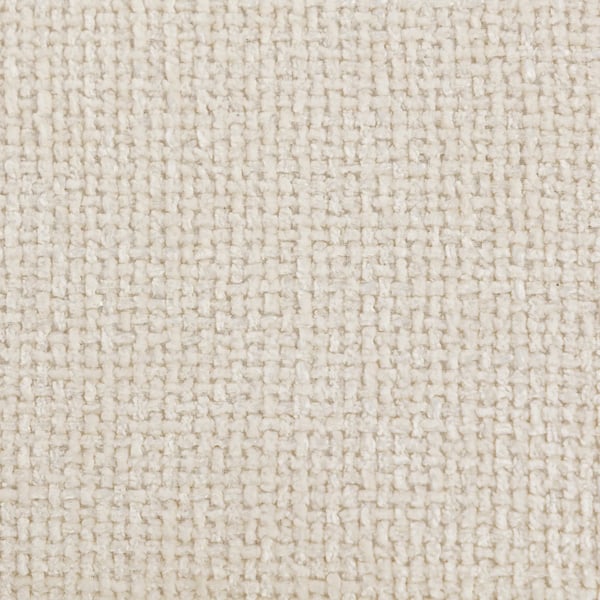 Jalkarahi, Chenille, Kermainen Valkoinen, Polyesteri/Teräs, 45x41x38cm
