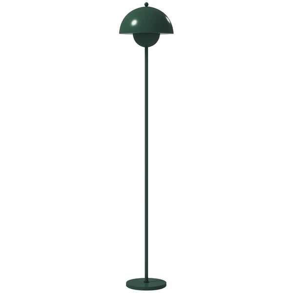 Golvlampa Grön med rund lampskärm i stål, fotströmbrytare, E27-sockel för sovrum och kontor Golvlampa Grön med rund lampskärm i stål, fotströmbrytare, E27-sockel för sovrum och kontor